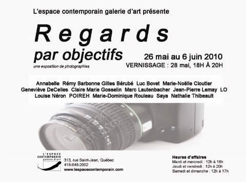 Regards par objectifs