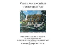 Vente aux enchères, le 25 octobre à Lévis