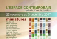 Les miniatures sont de retour du 22 novembre au 3 décembre 2017