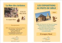 Expos 2018 au Puits de Siège à Longwy-Haut (France) et La Rue des artistes en mai