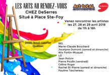 Les arts au rendez-vous chez DeSerres les 27, 28 et 29 avril