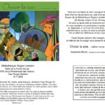 Choisir la soie… Lancement du livre de Paule Bossé le 25 février