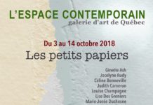 Du 3 au 14 octobre, les petits papiers sont à L’Espace contemporain