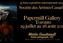 51e expo de la SAC avec Martin Gaudreault du 29 juillet au 26 août