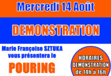 Une démo de pouring le 14 août avec Marie-Françoise Sztuka