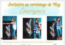 Vernissage de MEG le 12 septembre