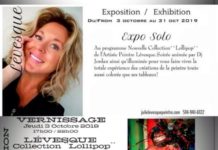 Expo de l’artiste peintre Lévesque du 3 au 31 octobre