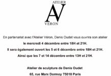 L’Atelier de Denis Oudet ouvre au public en décembre