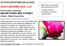 Découverte des encres, le 5 décembre