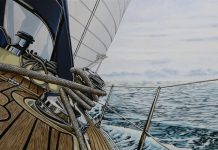 Une fenêtre sur l’horizon Une fenêtre sur l’horizon, peinture de LO