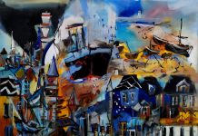 Le Pays de Concarneau Le Pays de Concarneau, peinture de Muriel Cayet