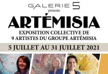 Artemisia à la Galerie 5 de Jonquière