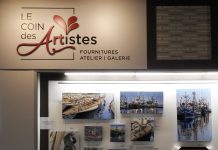 LO en exposition à la boutique-galerie Le coin des artistes inc. de Caraquet (NB)