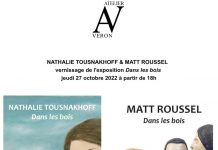 Dans les bois avec Nathalie Tousnakhoff et Matt Roussel à L’Atelier Veron