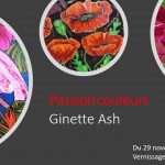 Ginette Ash à la Galerie d’art des Deux-Ponts avec Passion Couleurs