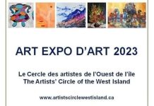 Expo d’art avec Le Cercle des artistes de l’Ouest de l’île
