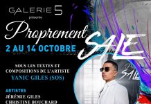 Galerie 5 présente Proprement sale du 2 au 14 octobre