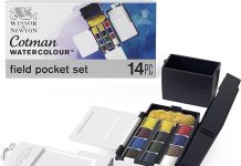 L’aquarelle en godet et demi-godet (sets de poche)