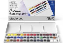 L’aquarelle en godet et demi-godet (sets semi-compacts et d’atelier)