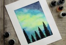 L’aquarelle en crayon feutre (ou marqueur) et l’aquarelle liquide