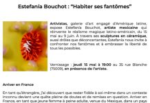 Estefanía Bouchot présenter Habiter ses fantômes chez Artivistas du 15 mai au 9 juin 2025