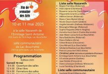 Les 10 et 11 mai 2025, c’est la Fin de semaine des Arts à Lac-Bouchette