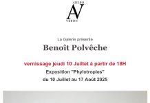 Benoît Polvêche à l’Atelier Veron du 10 juillet au 27 août 2025