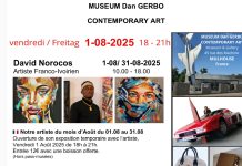 David Norocos au Musée Dan Gerbo à Mulhouse (France) en août