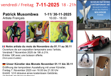 Patrick Musombwa au Musée Dan Gerbo en novembre