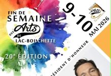 Fin de semaine des arts, les 9 et 10 mai à Lac-Bouchette (Québec)