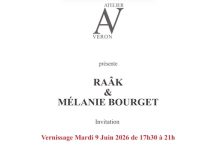 Raâk & Mélanie Bourget du 10 juin au 19 juillet 2026