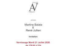 Martine Balata & René Jullien à L’Atelier Veron À Paris