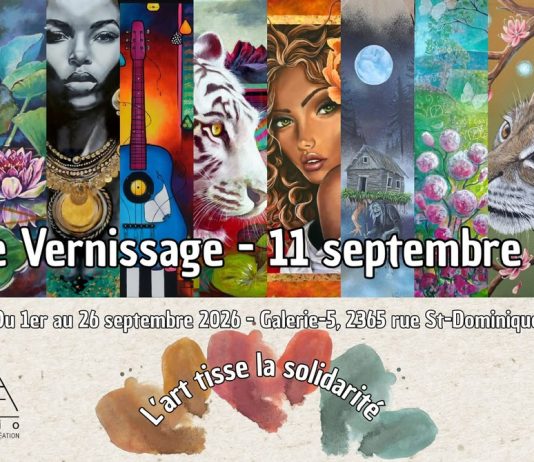 Du 1er au 26 septembre 2026 à la Galerie-5, L’art tisse la solidarité