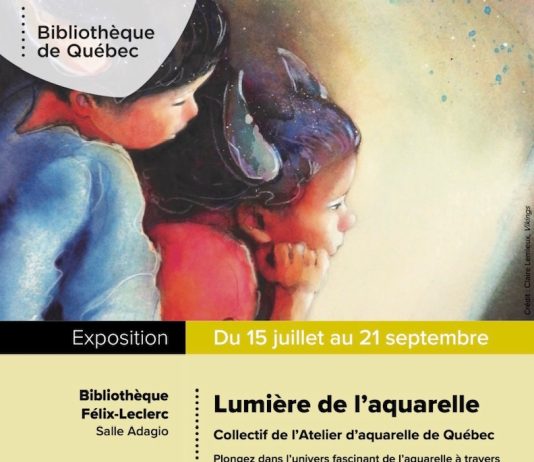 Le 13 septembre, une rencontre avec des artistes dans le cadre de l’exposition Lumière de l’aquarelle